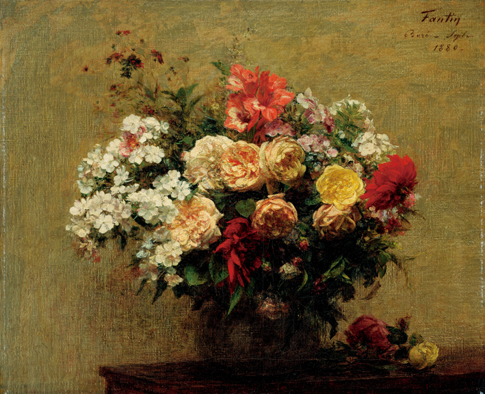  方丹·拉图尔 Fantin-Latour Master of florals flowers